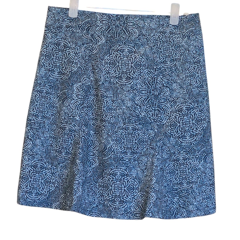 RipSkirt Hawaii Blue White Mandala Print Wrap Skirt Quick Dry Adjustable XS